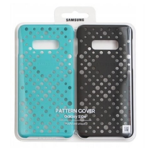 Samsung Pattern чохол OEM для Galaxy S10 Black&Blue комплект 2 шт.